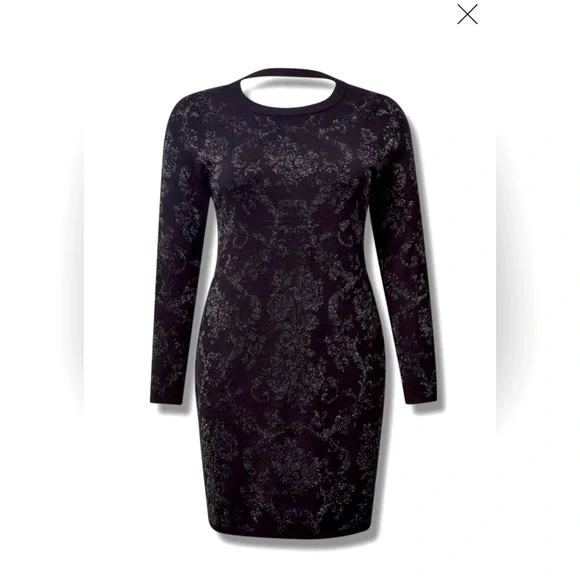 jacquard bodycon dress Front Tuck Bodycon Mini Dress